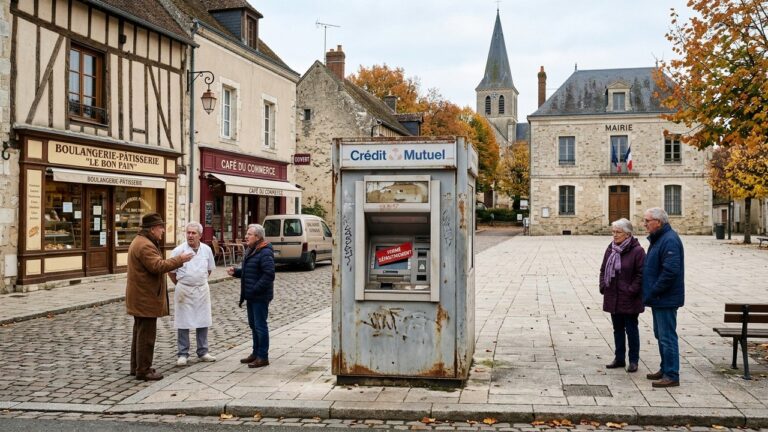 Fin du Distributeur de Billets à Vitry-aux-Loges : Inquiétudes Villageoises