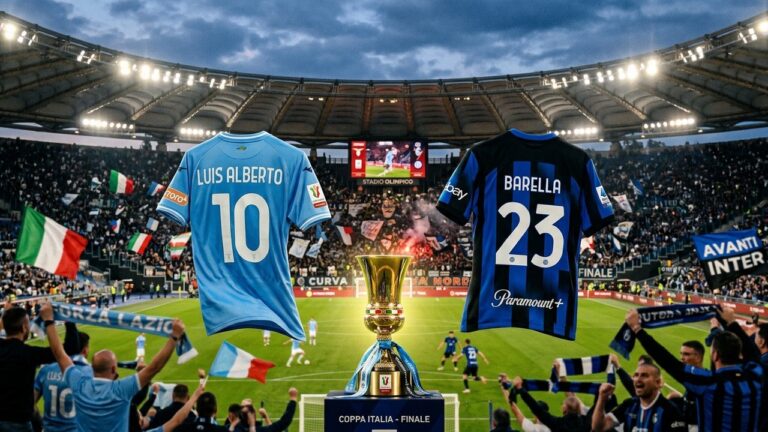 Finale Coupe d&rsquo;Italie : Lazio vs Inter Milan à quelle heure et sur quelle chaîne