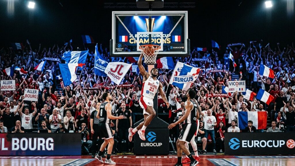 Finale Eurocoupe Basket : JL Bourg vs Besiktas, Heure et Chaîne TV