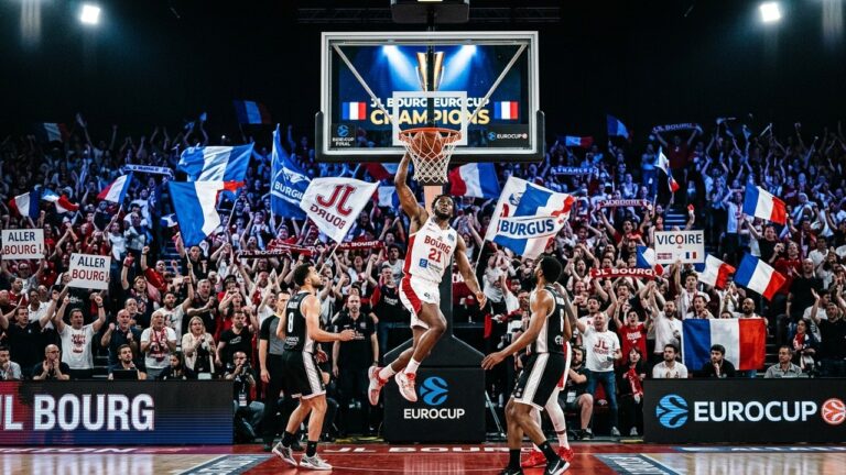 Finale Eurocoupe Basket : JL Bourg vs Besiktas, Heure et Chaîne TV