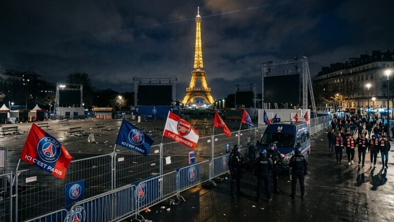 Finale PSG-Arsenal : Pourquoi Pas de Fan-Zone à Paris le 30 Mai ?