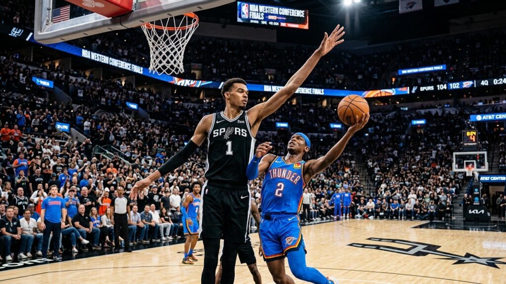 Finales NBA : Wembanyama et Spurs Tenus en Échec par le Thunder