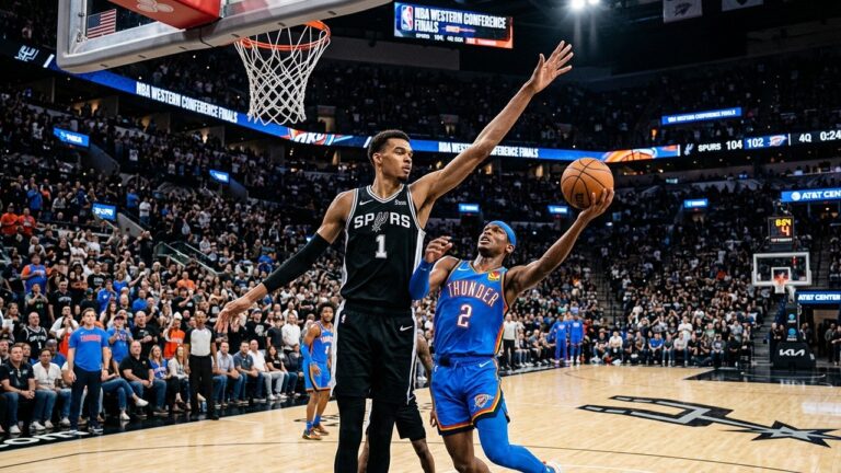 Finales NBA : Wembanyama et Spurs Tenus en Échec par le Thunder