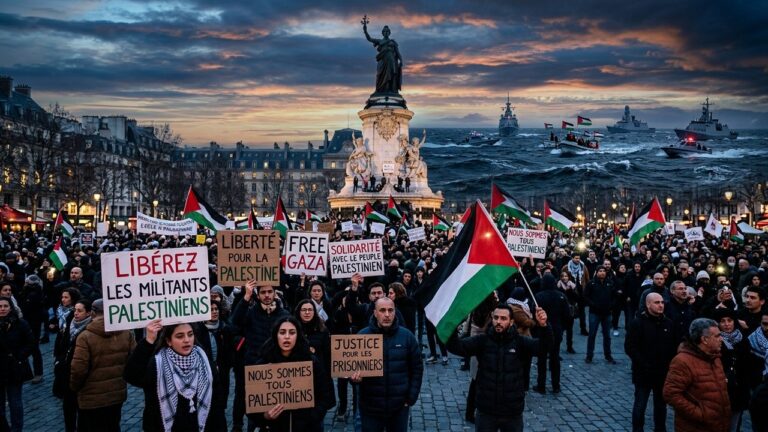 Flottille Gaza : Rassemblement à Paris pour Libérer les Militants Arrêtés