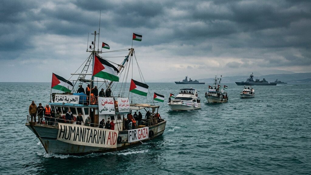 Flottille pour Gaza Interceptée par Israël au Large de Chypre