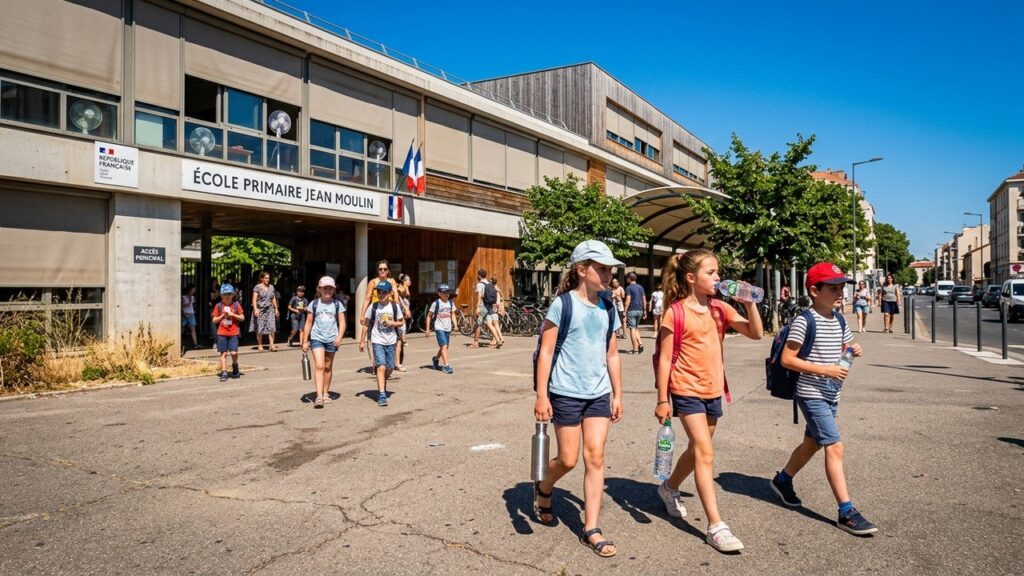 Fortes Chaleurs : Écoles Ouvertes et Bac Pro Maintenu Malgré la Canicule
