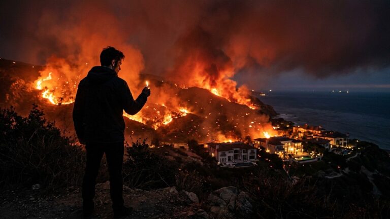Franco-Américain Accusé Incendies Los Angeles : Colère Contre Riches
