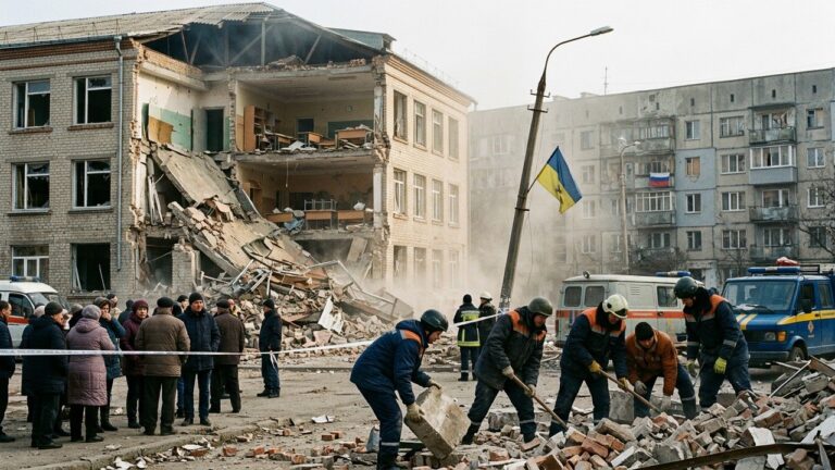 Frappe à Starobilsk : Bilan Lourd et Versions Opposées en Ukraine