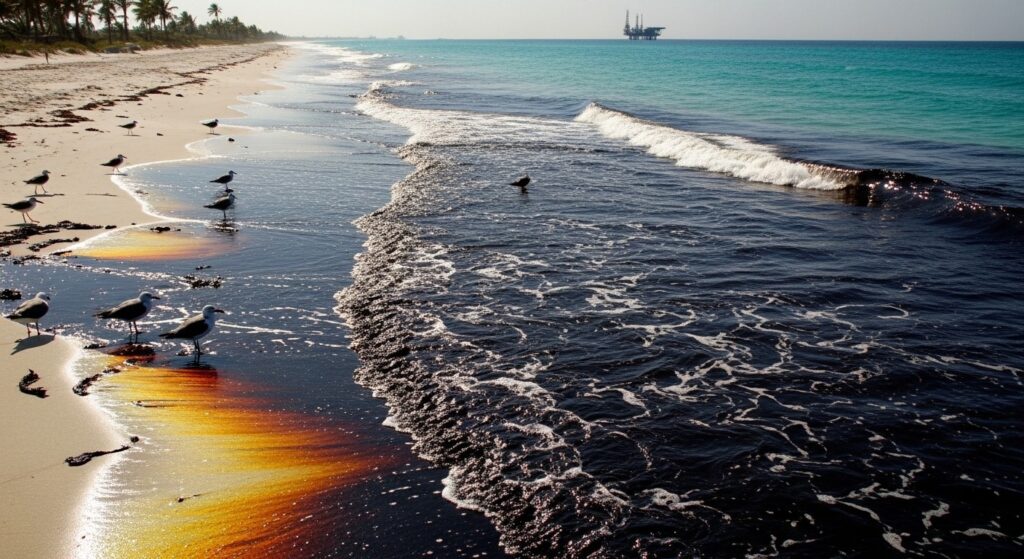 Fuite de Pétrole au Mexique : 600 Km de Côtes Dévastées dans le Golfe