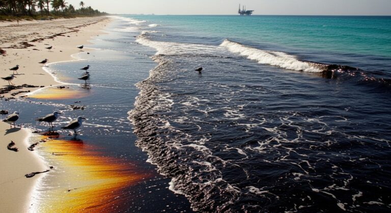 Fuite de Pétrole au Mexique : 600 Km de Côtes Dévastées dans le Golfe