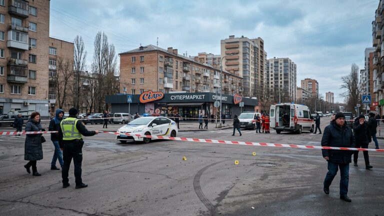 Fusillade à Kiev : Six Morts dans un Quartier Résidentiel