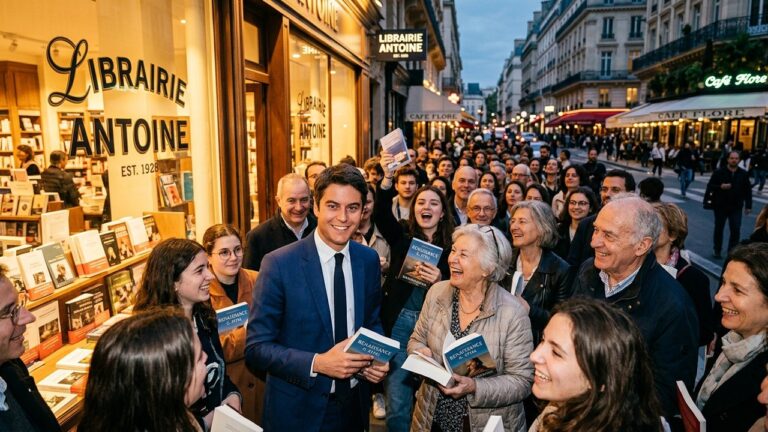 Gabriel Attal : Succès Populaire pour le Lancement de son Livre