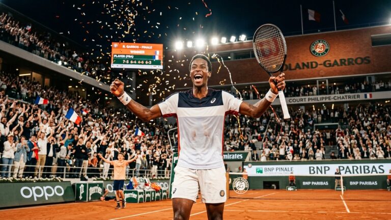 Gaël Monfils Fait Vibrer Roland-Garros Lors de Son Adieu Émouvant