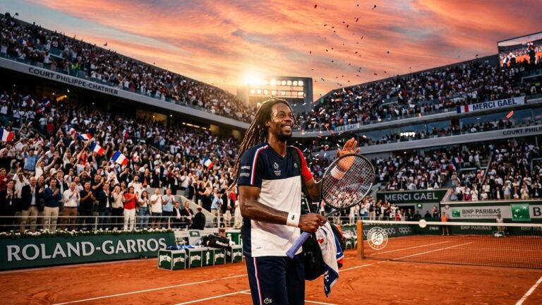 Gaël Monfils : Son Discours d&rsquo;Adieu à Roland-Garros