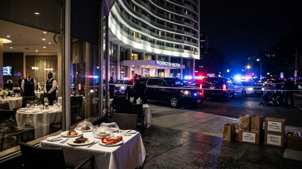 Gala de la Presse à Washington Interrompu par un Tireur : Les Repas Donnés aux Associations