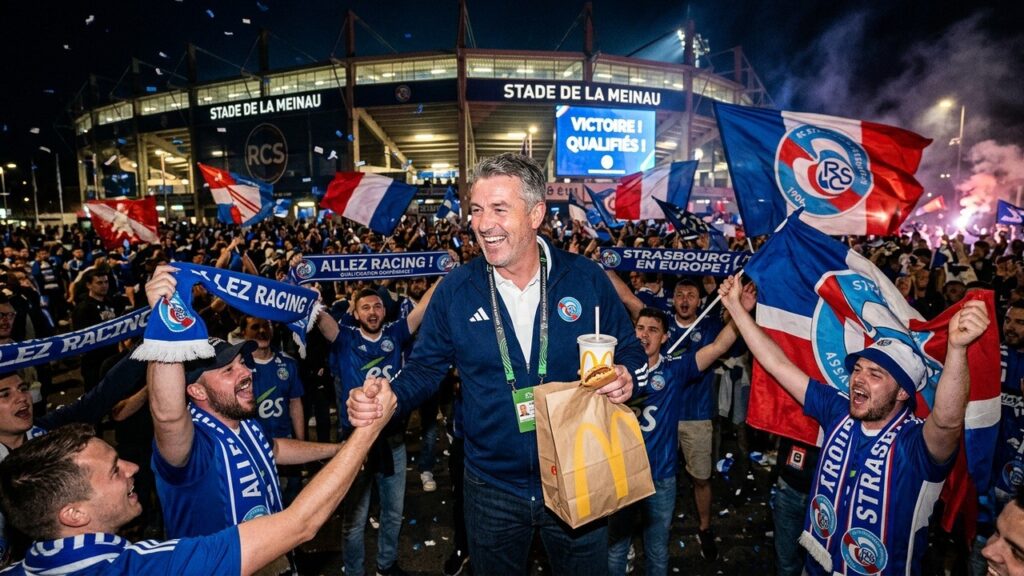 Gary O’Neil Célèbre la Qualification de Strasbourg au McDonald’s