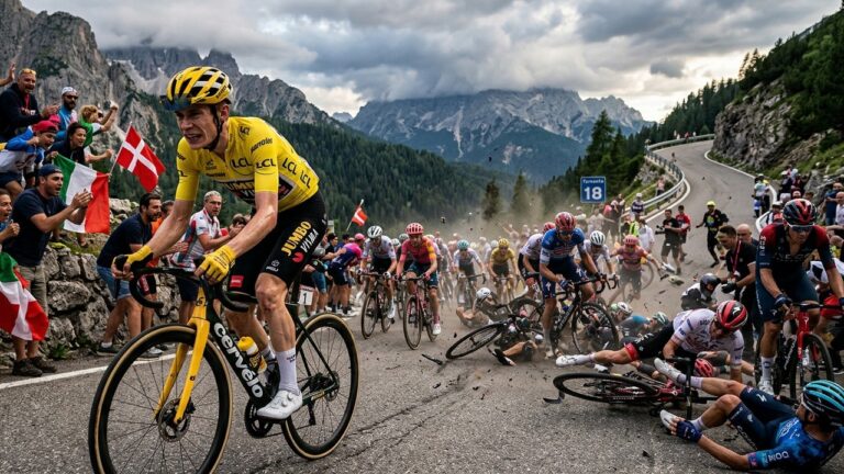 Giro 2026 : Chute Massive, Attaque de Vingegaard et Vainqueur Surprise sur la 2e Étape