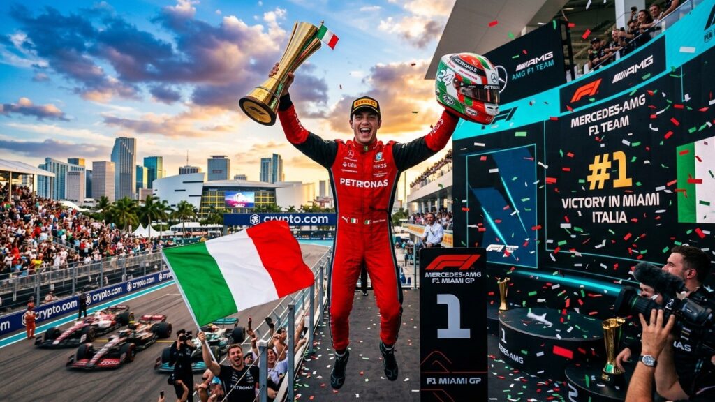 GP Miami 2026 : Kimi Antonelli Signe sa Troisième Victoire d&rsquo;Affilée