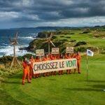 Greenpeace Installe des Éoliennes sur le Golf de Trump en Écosse