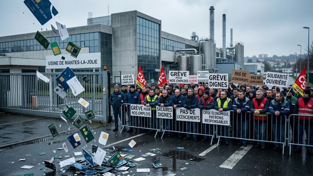 Grève à Mantes-la-Jolie : Linxens et la crise des cartes à puce