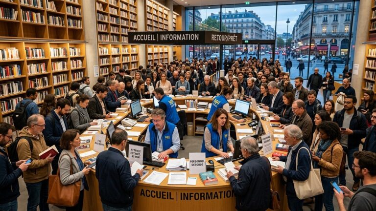 Grève des Bibliothèques à Paris : Sous-Effectifs et Surfréquentation Alarmants