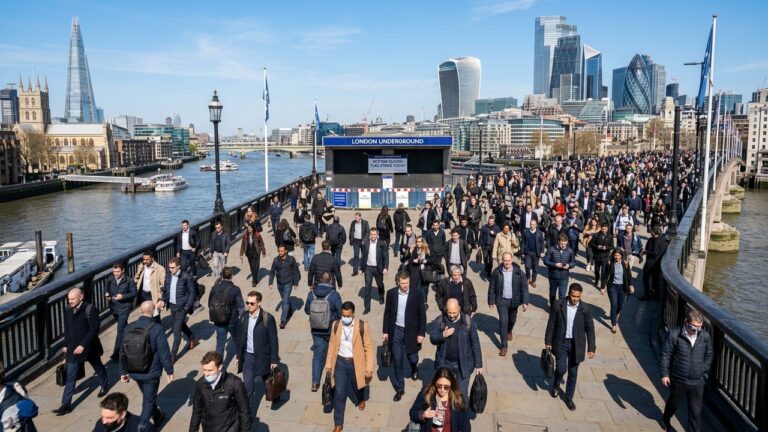 Grève du Métro à Londres : Des Milliers de Londoniens Forcés de Marcher