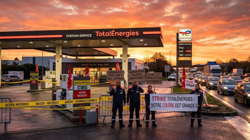 Grève Stations-Service : Salariés Étouffés Par Les Prix Du Carburant