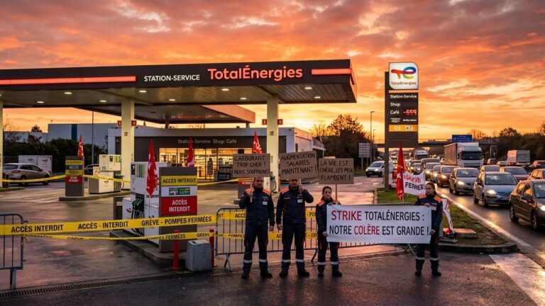 Grève Stations-Service : Salariés Étouffés Par Les Prix Du Carburant