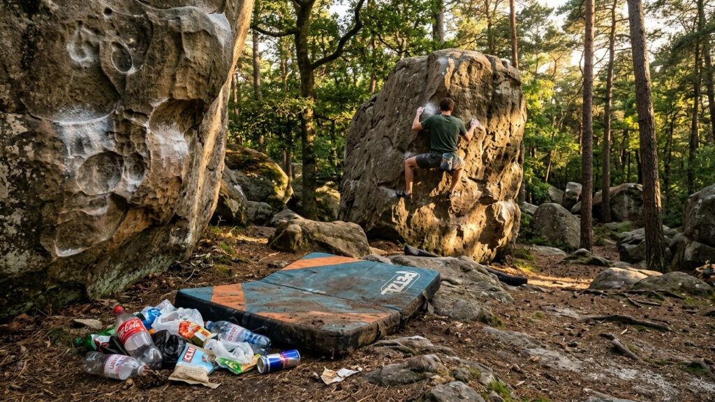 Grimpeurs et Forêt de Fontainebleau : Les Traces Invisibles qui Menacent l&rsquo;Équilibre