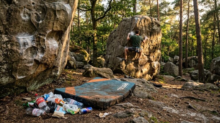Grimpeurs et Forêt de Fontainebleau : Les Traces Invisibles qui Menacent l&rsquo;Équilibre