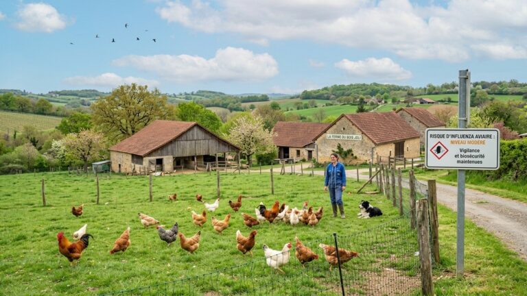 Grippe Aviaire : Risque Abaissé en France de Élevé à Modéré
