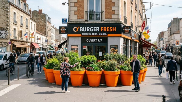 Guerre à Saint-Ouen : Après le Béton, les Pots de Fleurs Géants Visent Master Poulet