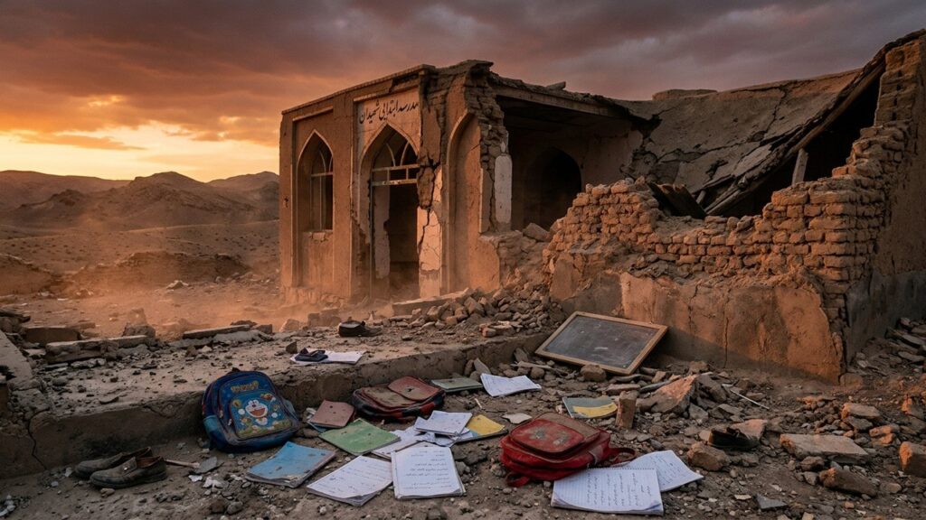Guerre en Iran : Tragédie à l&rsquo;École de Minab et Ses Répercussions