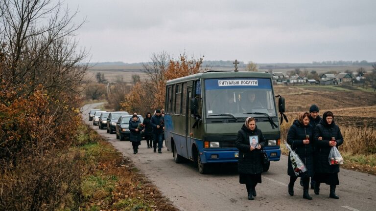 Guerre en Ukraine : Drone russe cible un cortège funèbre, un mort et huit blessés