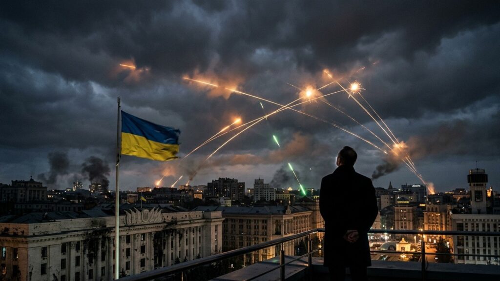 Guerre en Ukraine : Macron Dénonce les Attaques sur Kiev comme Signe de Faiblesse Russe