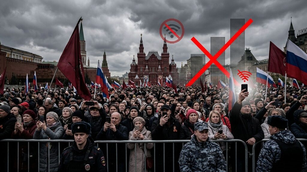 Guerre en Ukraine : Pourquoi la Russie Coupe Internet Mobile et SMS le 9 Mai