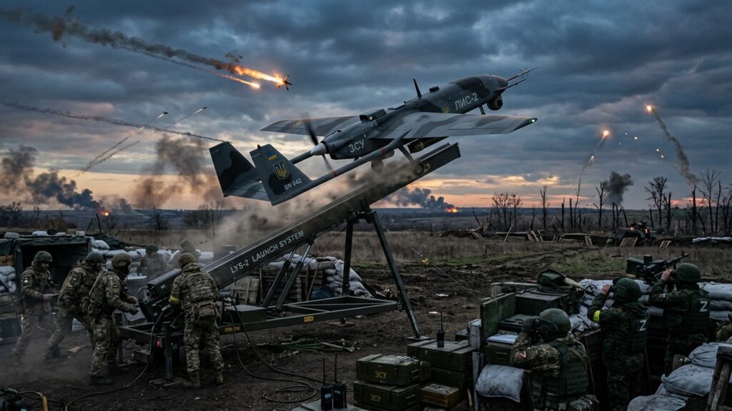 Guerre en Ukraine : RussieGenerating detailed French blog article on Lys-2 drones Déploie Drones Intercepteurs Lys-2