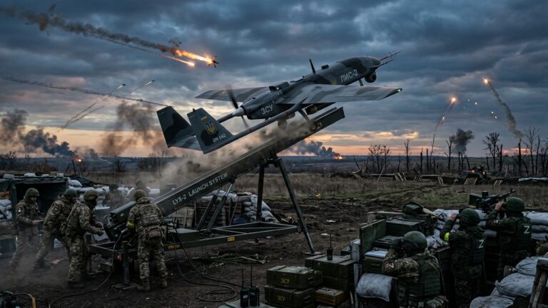 Guerre en Ukraine : RussieGenerating detailed French blog article on Lys-2 drones Déploie Drones Intercepteurs Lys-2
