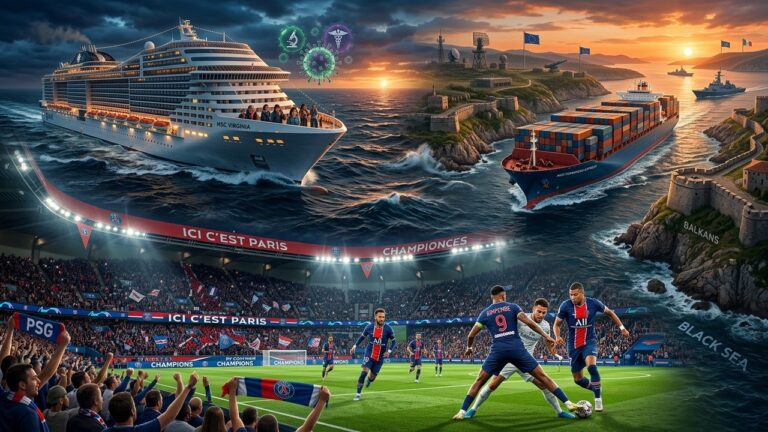 Hantavirus sur Croisière, Attaque en Ormuz et PSG : Actualités du Jour