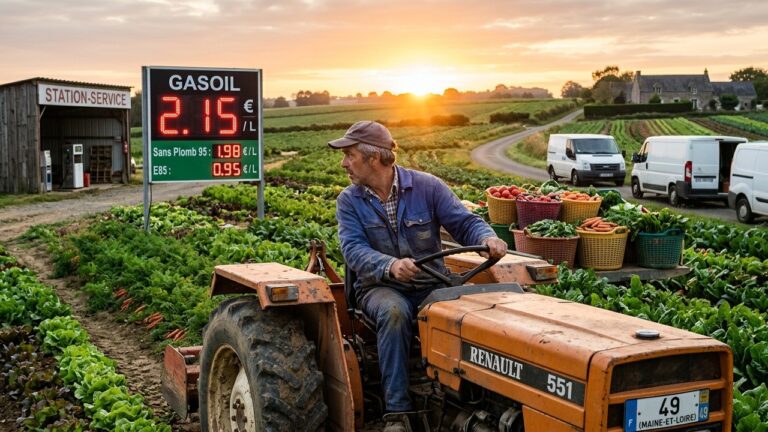 Hausse du Gazole : Maraîchers d’Anjou Piégés par la Crise