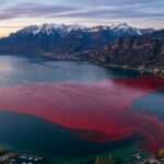 Haute-Savoie : Une Nappe Rouge Géante Recouvre le Lac Léman