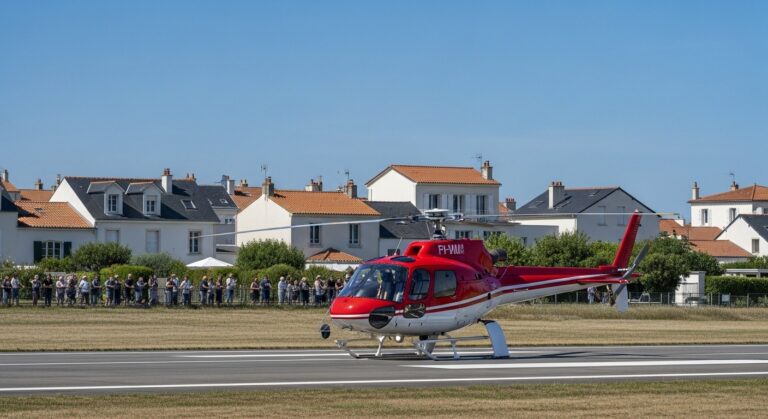 Hélicoptères de Tourisme Cloués au Sol à La Rochelle