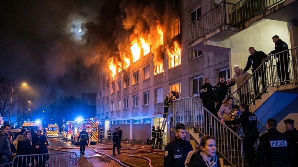 Héros Du Quotidien : CRS 8 Sauve Habitants Piégés Incendie Ulis