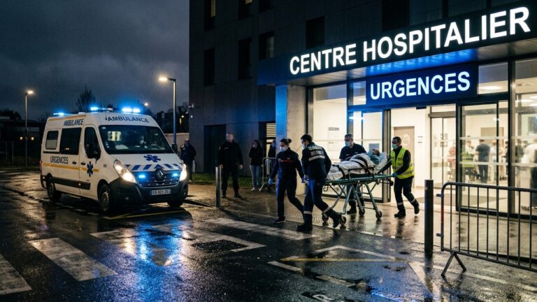 Homme Blessé par Arme Blanche Déposé aux Urgences de Creil