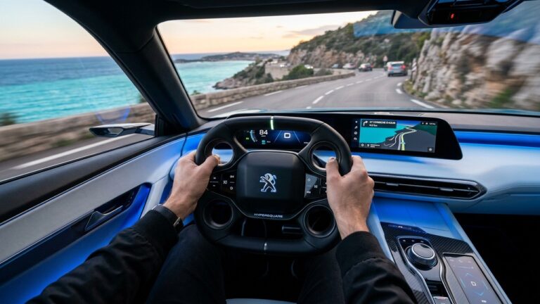 Hypersquare : Le Volant Rectangulaire Révolutionnaire de Peugeot