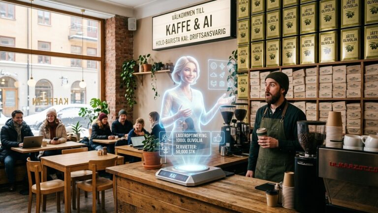 IA au Café : Une Expérience Insolite à Stockholm
