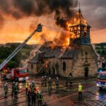 Incendie à l&rsquo;Église de Montenach : 100 Pompiers Mobilisés en Moselle
