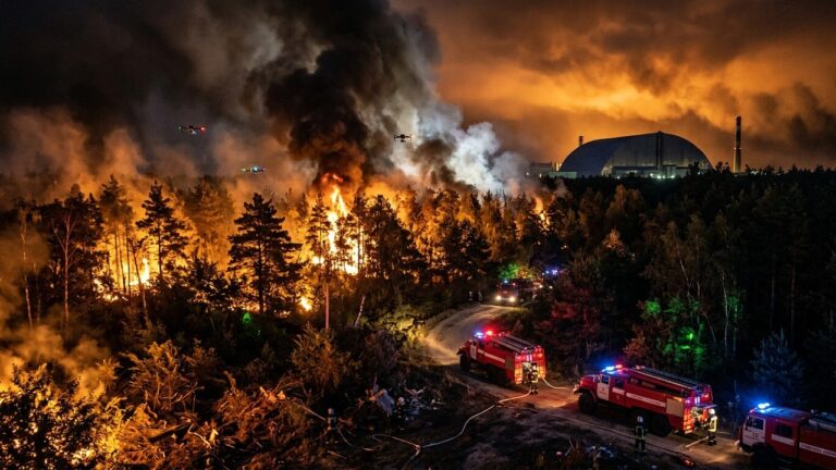 Incendie Majeur À Tchernobyl : Drone Et Risques Radioactifs
