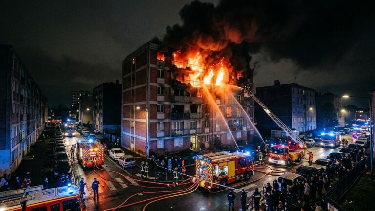Incendie Mortel Près de Lyon : Quatre Jeunes Interpellés