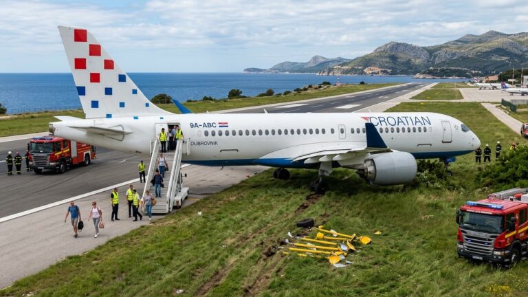 Incident à Split : Un Airbus Dévie de Piste lors d’un Décollage